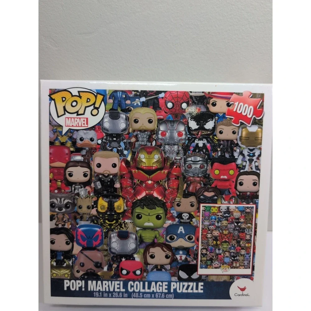 Cardinal Pop! Marvel Collage Puzzle 1000 Pieces, All pieces‎ complete